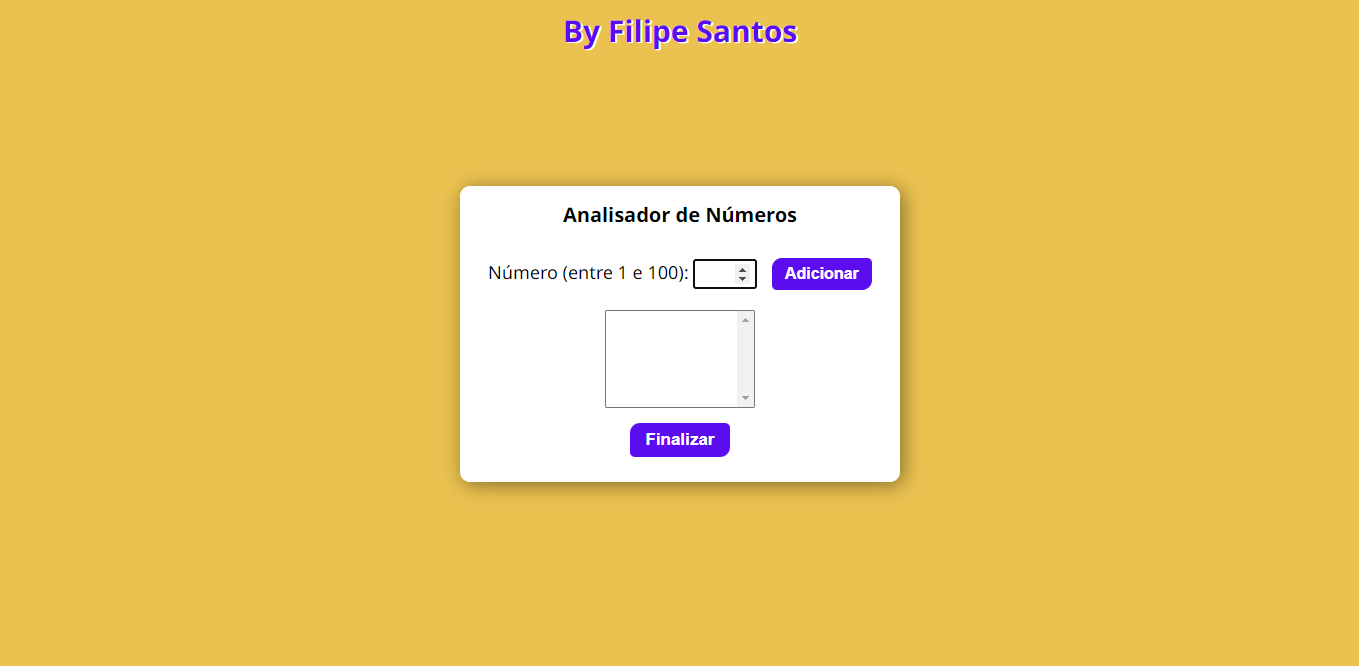 foto do analisador de números de filipe